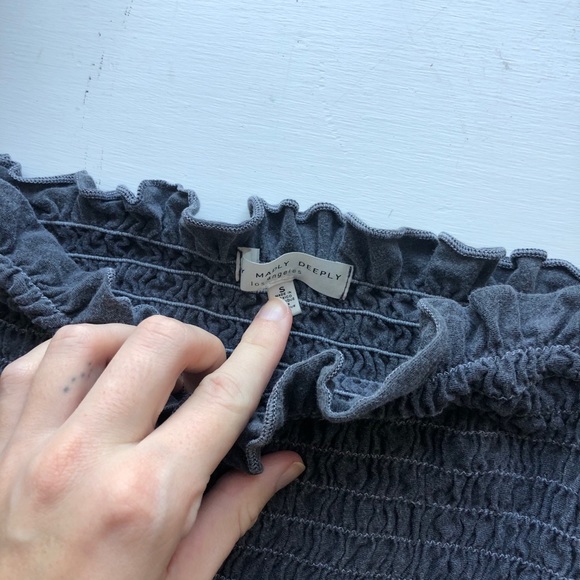 Urban Outfitters Strapless Crop Top - Picture 2 of 2